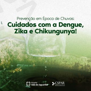 Com as chuvas, é importante também se prevenir contra as doenças transmitidas pelo mosquito Aedes aegypti, como a Dengue, Zika e Chikungunya.

Mantenha seu quintal limpo, elimine possíveis criadouros do mosquito e proteja-se com repelentes.

Vamos juntos combater essas doenças! 🦟💧

#Prevenção #Dengue #HospitalValeDoJaguaribe